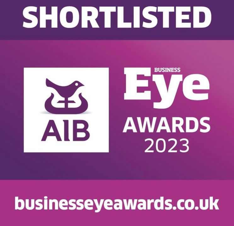 We are delighted to be shortlisted in the upcoming AIB Business Eye Aw
